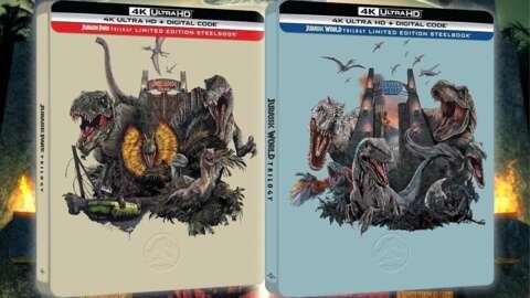 jurassic-world-trilogy-4k-steelbooks-release-this-week,-back-in-stock-at-amazon