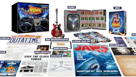 back-to-the-future-trilogy-gift-set-with-mini-gibson-guitar-replica-restocked-at-amazon