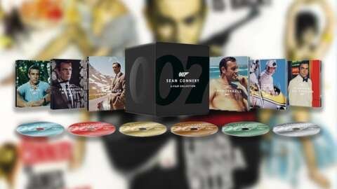 james-bond-6-film-steelbook-library-4k-blu-ray-collection-in-stock-at-walmart-(september-9)