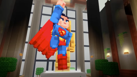 minecraft’s-superman-dlc-is-out-now,-and-adorable-pup-krypto-is-included